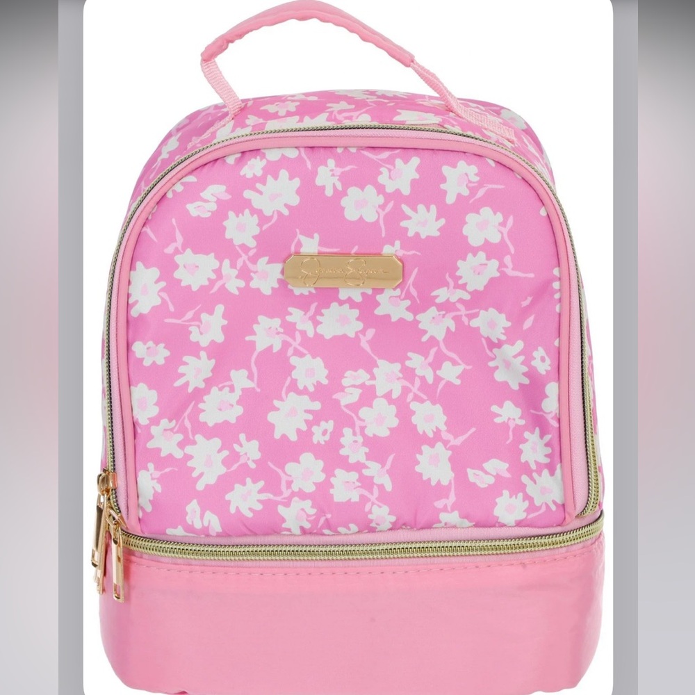 JESSICA SIMPSON Insulated Lunch Bag In Floral Print